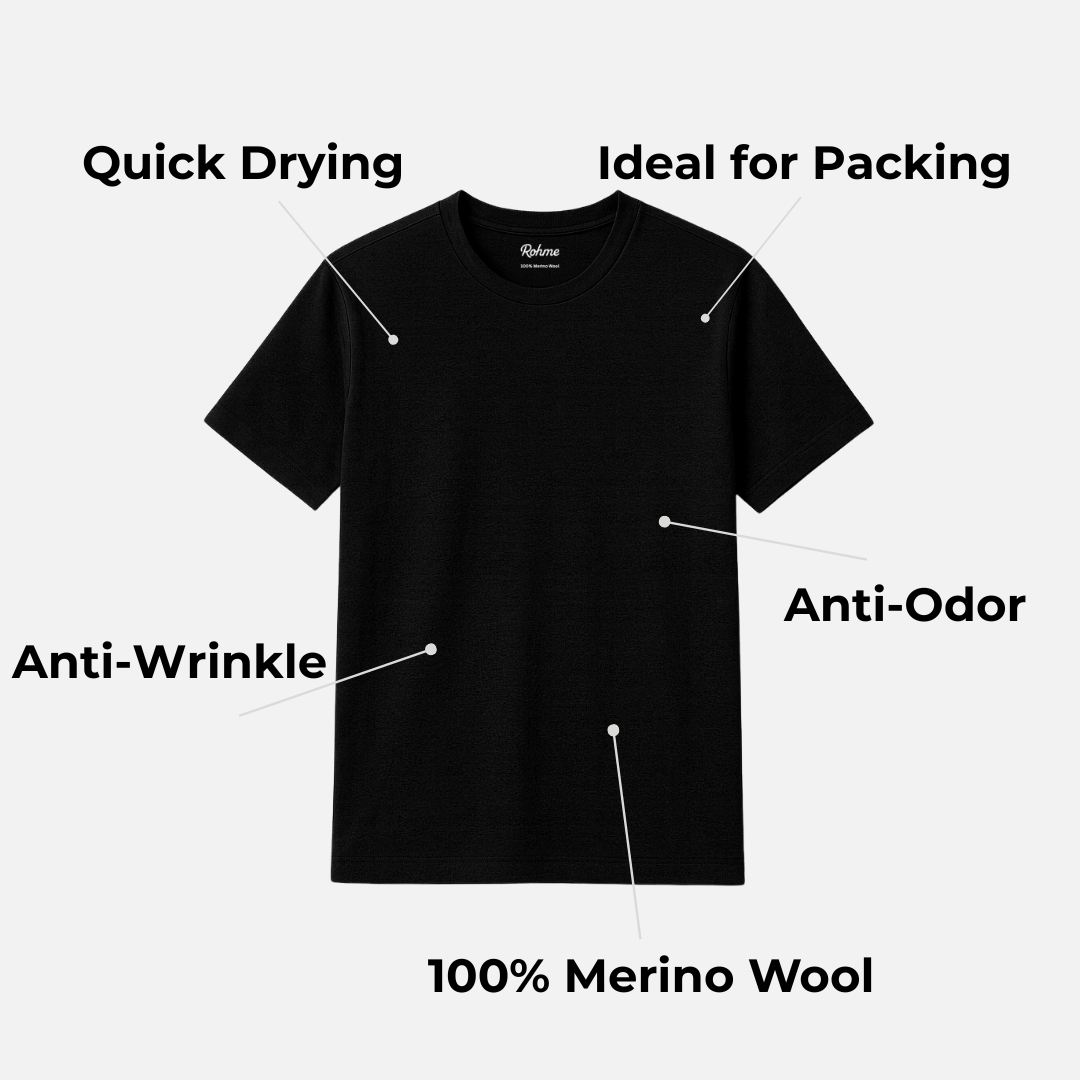 Merino Crew Neck T-Shirt