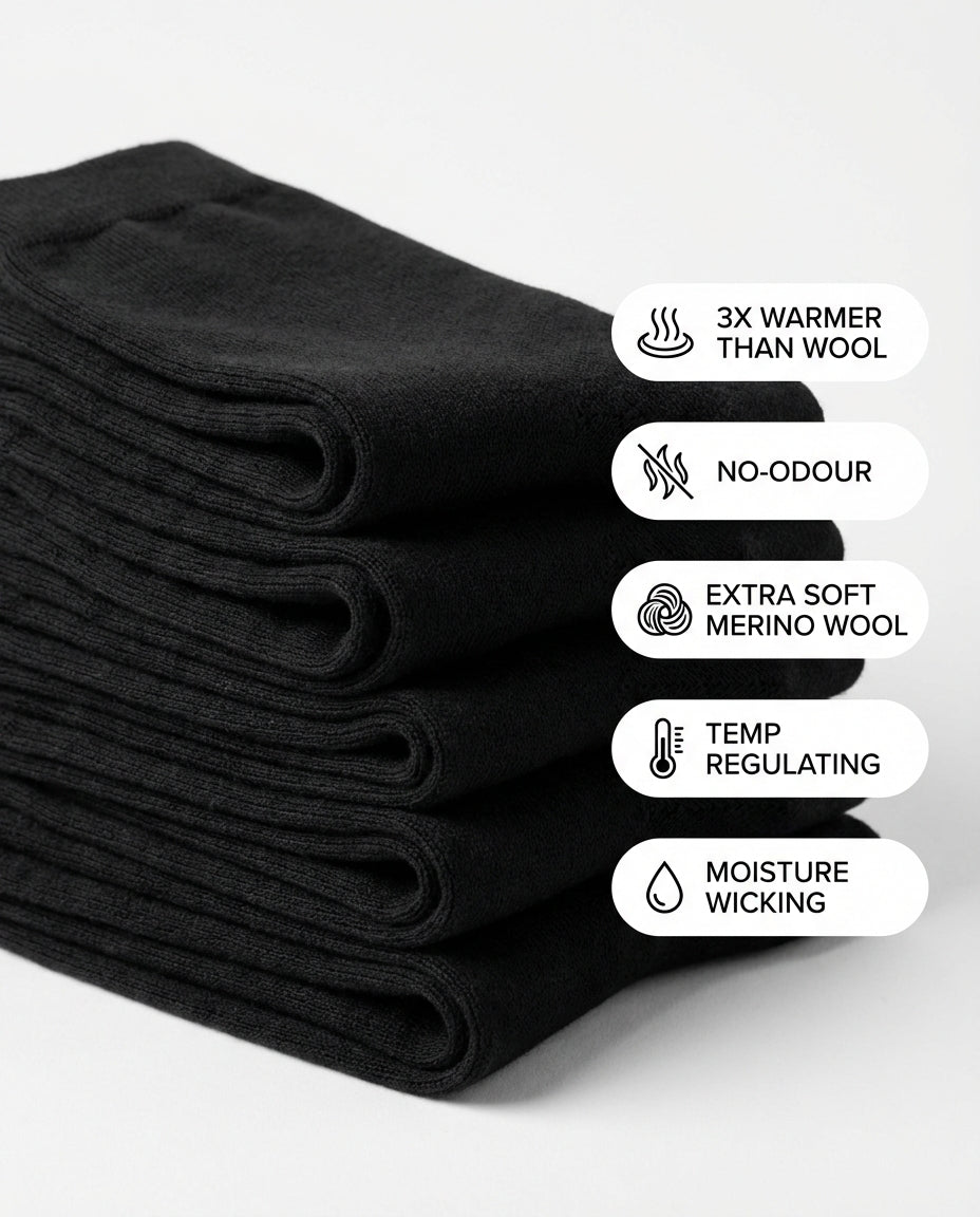 Merino All Season Crew Socks